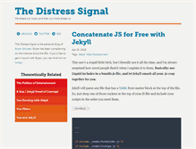 Tablet Screenshot of distresssignal.org